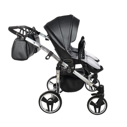 Junama Fluo Duo Gray side-by-side double stroller