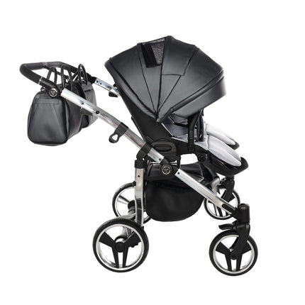 Junama Fluo Duo Gray side-by-side double stroller