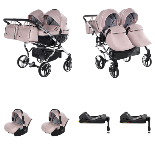4 IN 1 (Includes 2 Car Seats + 2 ISOFIX Bases)