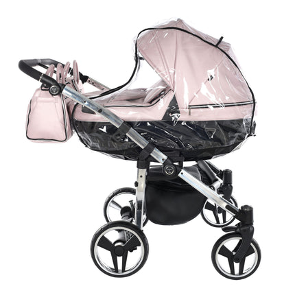 Junama Fluo Duo Pink side-by-side double stroller