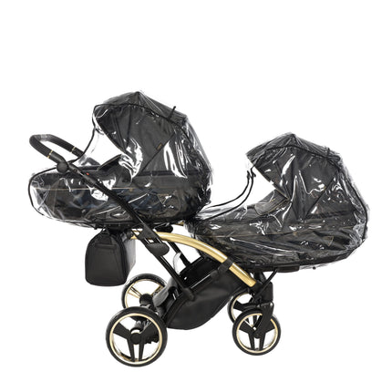 Junama Fluo Duo Slim Black tandem double stroller