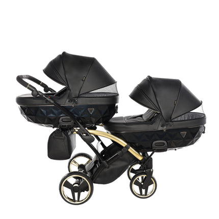 Junama Fluo Duo Slim Black tandem double stroller