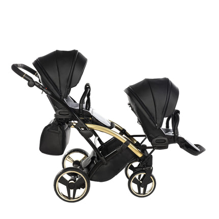 Junama Fluo Duo Slim Black tandem double stroller