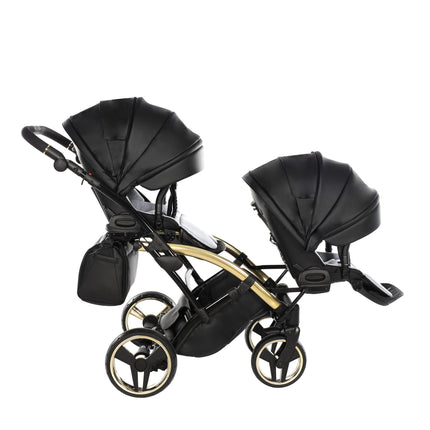 Junama Fluo Duo Slim Black tandem double stroller