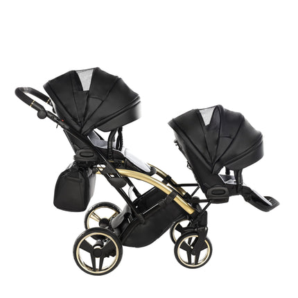 Junama Fluo Duo Slim Black tandem double stroller