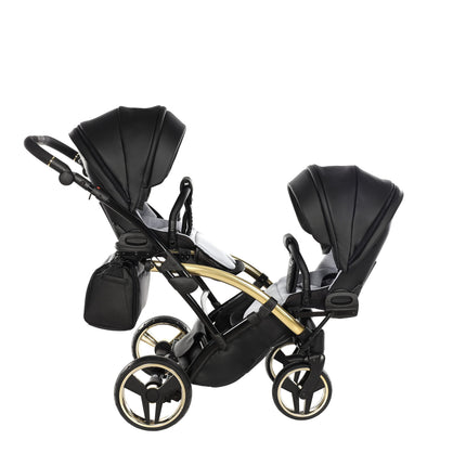 Junama Fluo Duo Slim Black tandem double stroller