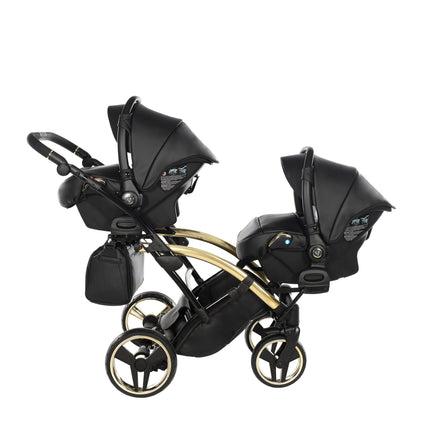 Junama Fluo Duo Slim Black tandem double stroller