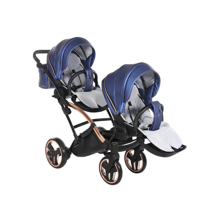 Junama Fluo Duo Slim Blue tandem double stroller