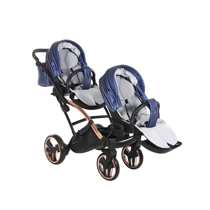 Junama Fluo Duo Slim Blue tandem double stroller