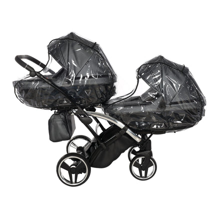 Junama Fluo Duo Slim Gray tandem double stroller