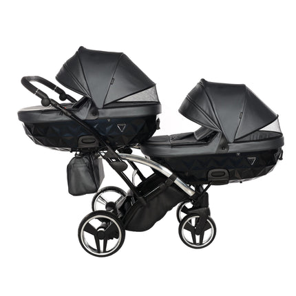 Junama Fluo Duo Slim Gray tandem double stroller