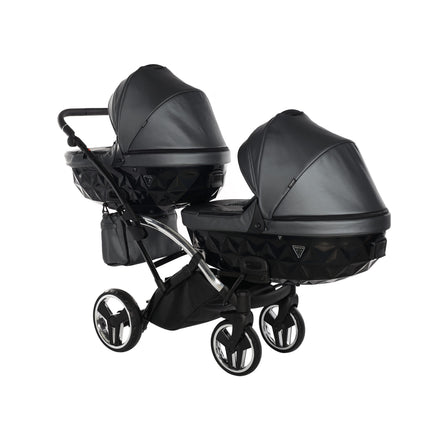Junama Fluo Duo Slim Gray tandem double stroller
