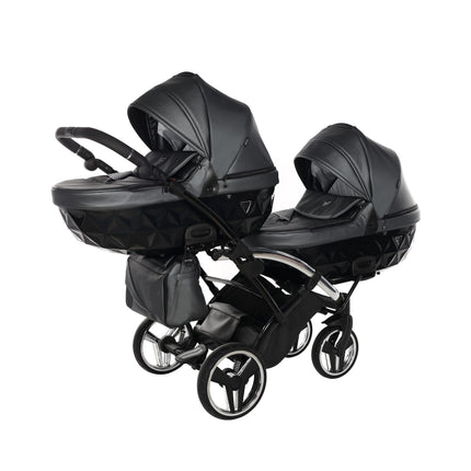 Junama Fluo Duo Slim Gray tandem double stroller