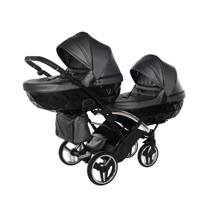 Junama Fluo Duo Slim Gray tandem double stroller