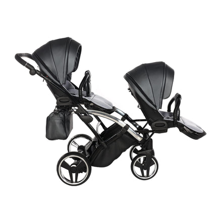 Junama Fluo Duo Slim Gray tandem double stroller