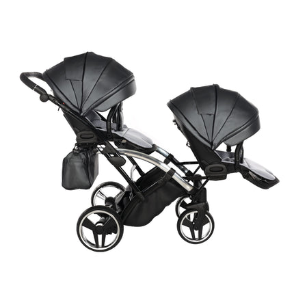 Junama Fluo Duo Slim Gray tandem double stroller