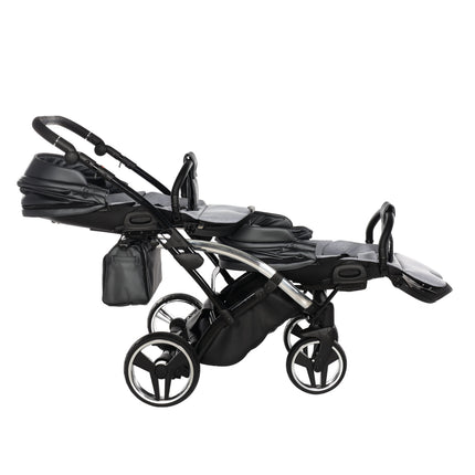 Junama Fluo Duo Slim Gray tandem double stroller