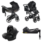 Black / 4 IN 1 (Includes Car Seat + ISOFIX Base)