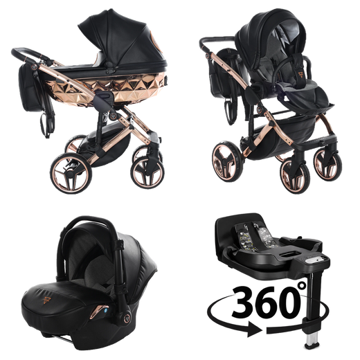 4 IN 1 (Includes Car Seat + 360° Rotating ISOFIX Base)
