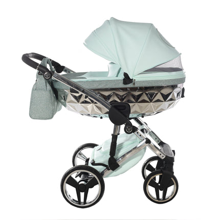 Junama Hand Craft Glitter barnvagn i färgen Mint