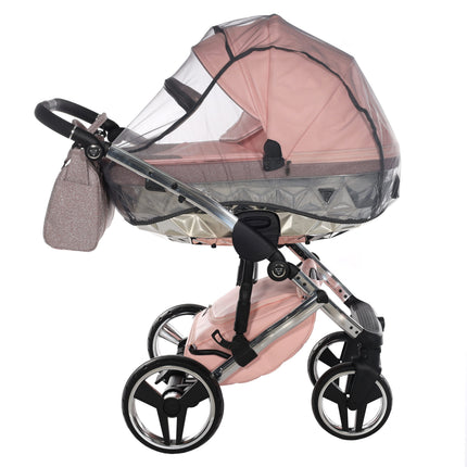 Junama Hand Craft Glitter barnvagn i färgen Rosa