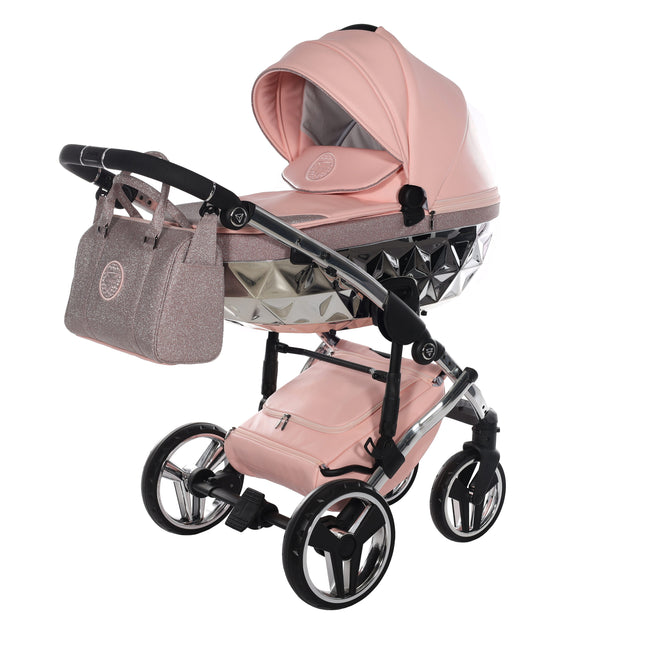 Junama Hand Craft Glitter Pink stroller