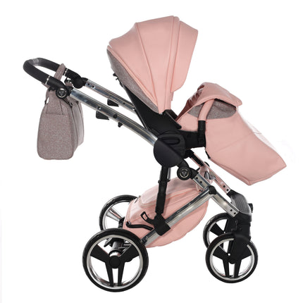 Junama Hand Craft Glitter barnvagn i färgen Rosa