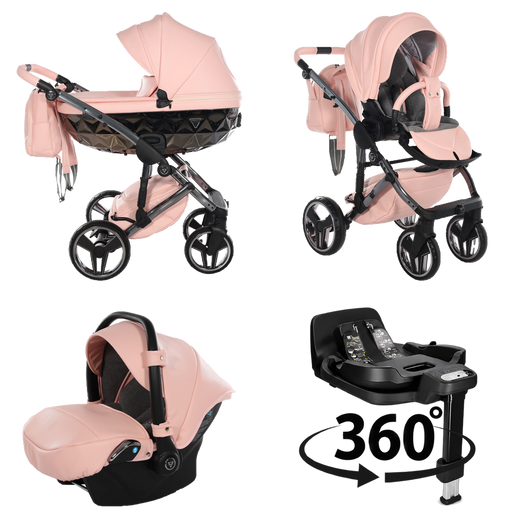 4 IN 1 (Includes Car Seat + 360° Rotating ISOFIX Base)