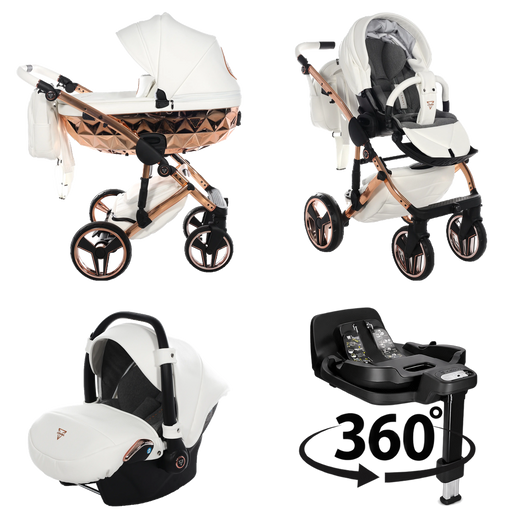 4 IN 1 (Includes Car Seat + 360° Rotating ISOFIX Base)