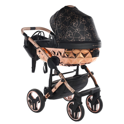 Junama Heart Black & Copper stroller