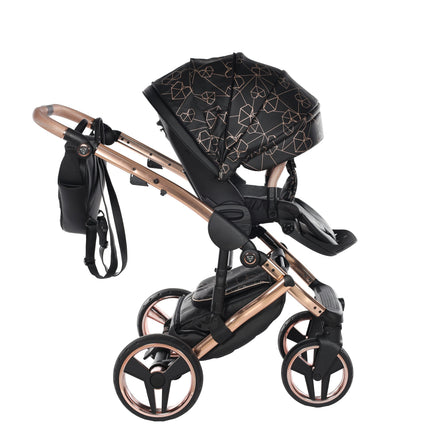 Junama Heart Black & Copper stroller