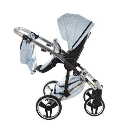 Junama Heart Blue & Silver stroller