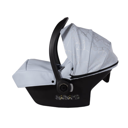 Junama Heart Blue & Silver infant car seat
