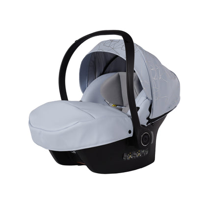 Junama Heart Blue & Silver infant car seat