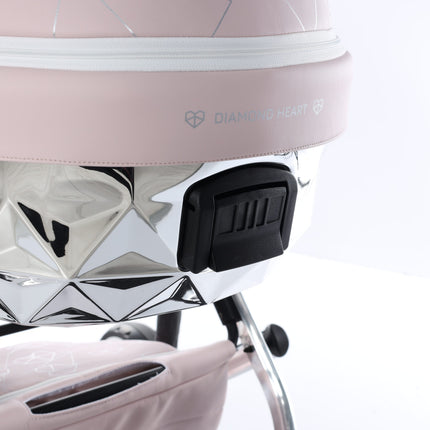 Junama Heart Pink stroller
