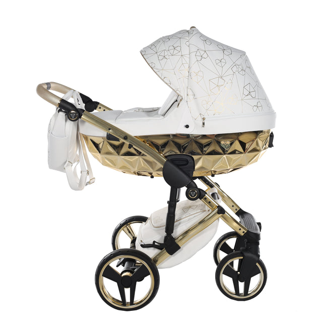 Junama Heart White & Gold stroller