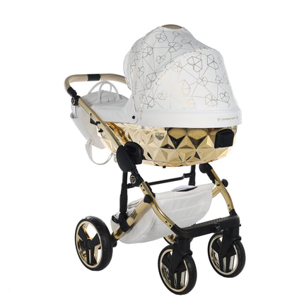 Junama Heart White & Gold stroller