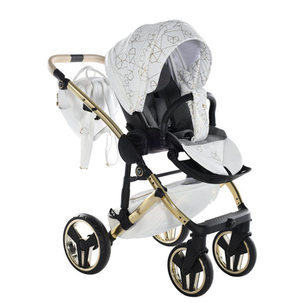 Junama Heart White & Gold stroller