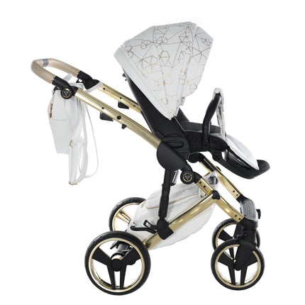 Junama Heart White & Gold stroller