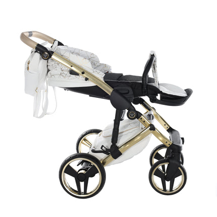 Junama Heart White & Gold stroller