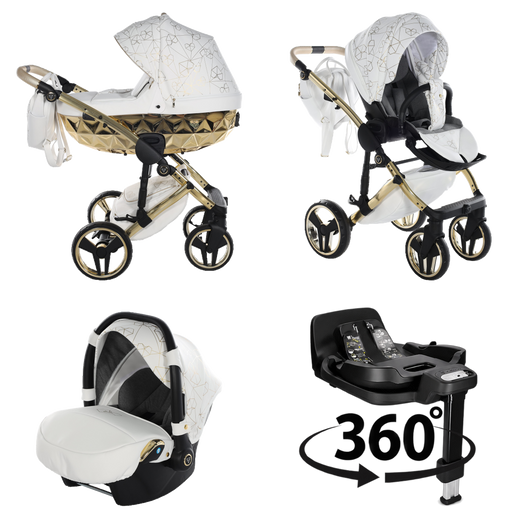 4 IN 1 (Includes Car Seat + 360° Rotating ISOFIX Base)