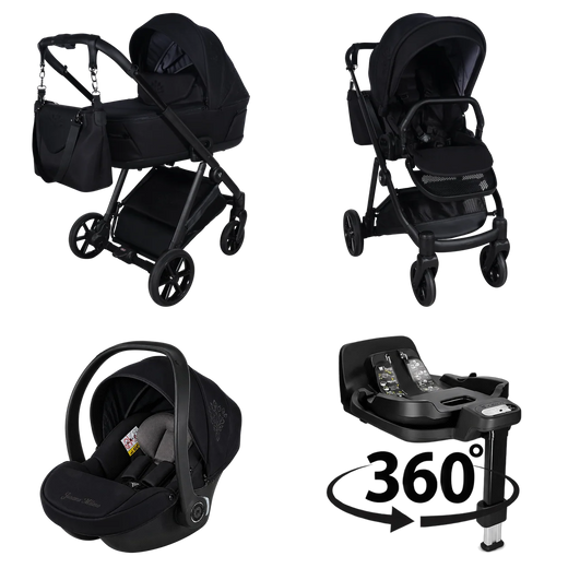 4 IN 1 (Includes Car Seat + 360° Rotating ISOFIX Base)