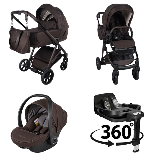 4 IN 1 (Includes Car Seat + 360° Rotating ISOFIX Base)