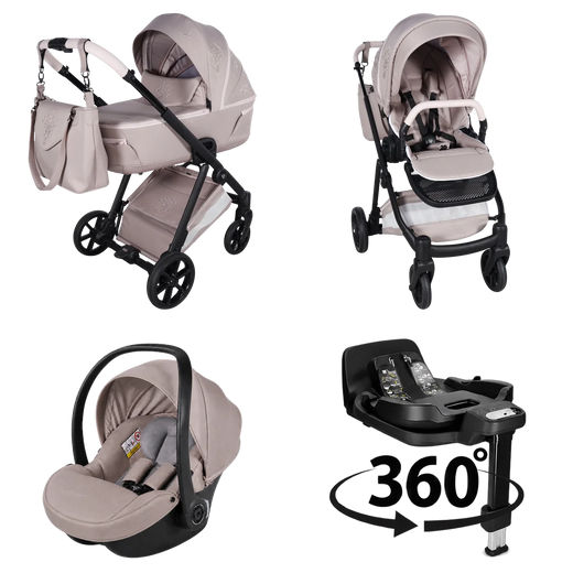 4 IN 1 (Includes Car Seat + 360° Rotating ISOFIX Base)