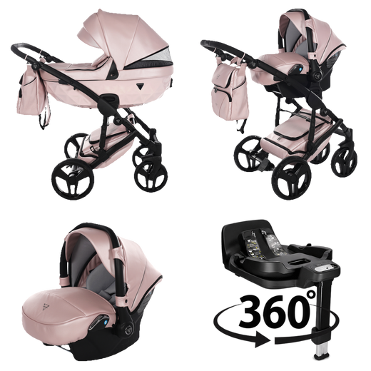 4 IN 1 (Zawiera fotelik + bazę ISOFIX obrotową 360°)