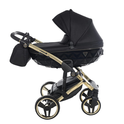 Junama Diamond S-Line Black & Gold stroller
