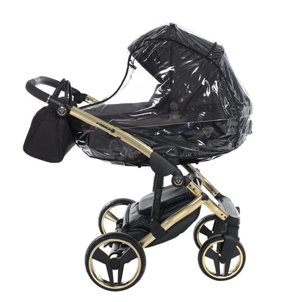 Junama Diamond S-Line Black & Gold stroller