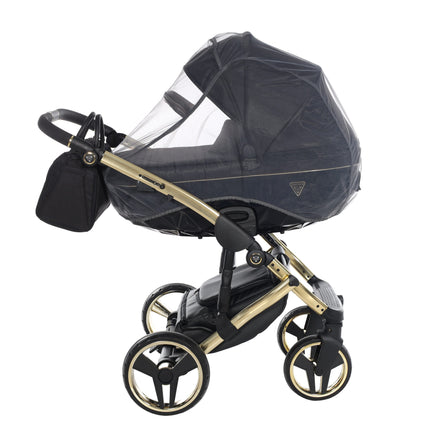 Junama Diamond S-Line Black & Gold stroller