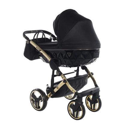 Junama Diamond S-Line Black & Gold stroller