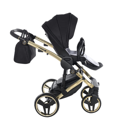 Junama Diamond S-Line Black & Gold stroller